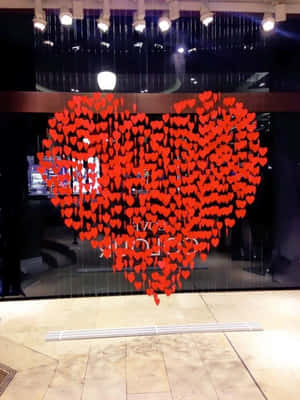 Picha ya Valentines — Aesthetic moyo Picha ya Ukuta