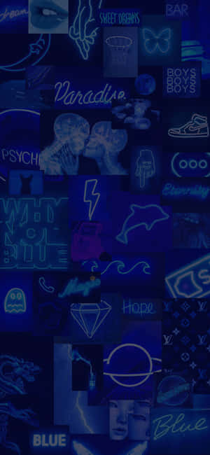 Picha za Kuvutia za Bluu — OnePlus N6 Picha ya Ukuta