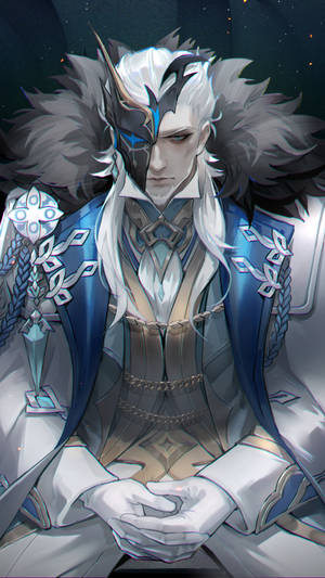 Pierro Fanart Genshin Impact Telefoni — Genshin impact Picha ya Ukuta