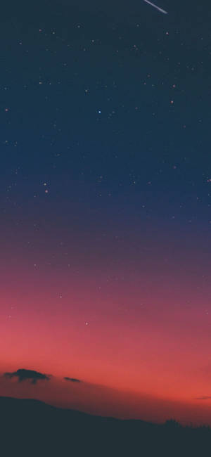 1125x2436 Night Sky Sunset Pink Nature iPhone X wallpaper. iPhone X — iPhone X Picha ya Ukuta