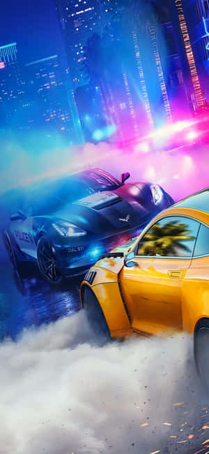 Iphone Xs Need For Speed Heat Background — POCO C81 Picha ya Ukuta