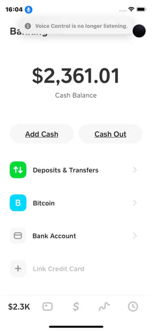 Picha za Cash App Balance — Xiaomi 15S Pro Picha ya Ukuta