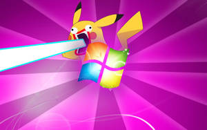 Pikachu wa Windows wa Anime wa Kuchekesha wallpaper — Anime za Kuchekesha Picha ya Ukuta