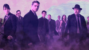 Pink na Purple Aesthetic 4K Gotham Desktop — Zambarau aesthetic GIF Picha ya Ukuta