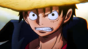 “Pirate King- Luffy tayari kutafuta One Piece” — Luffy Picha ya Ukuta
