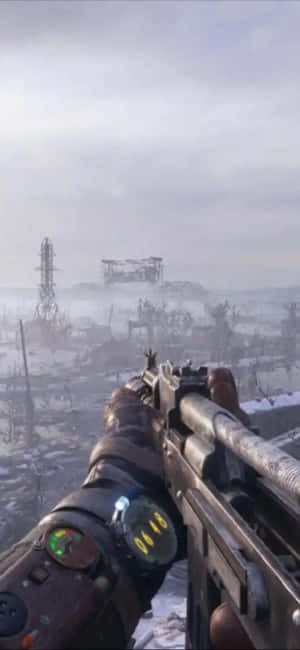 Iphone X Metro Exodus Background — Redmi K100 Pro Max Picha ya Ukuta