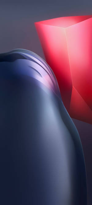 POCO X2 Nyekundu Kijivu Abstract — Honor GT Pro Picha ya Ukuta