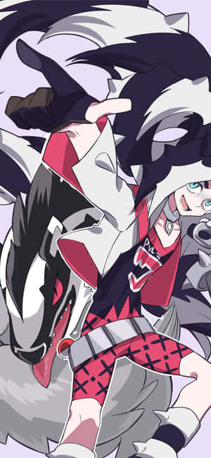 Pokemon Trainer Piers And Obstagoon — Huawei nova 16s Pro Picha ya Ukuta