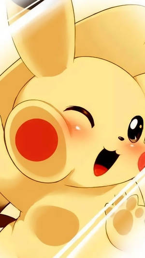 Pokemon Simu Pikachu Glass — Pokemon Telefoni Picha ya Ukuta
