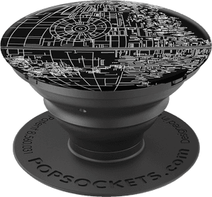 Pop Socket Nyeusi yenye Muundo wa Picha