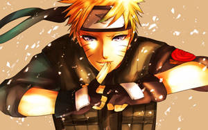 Pose ya Ninja Mrembo Naruto — Mrembo naruto Picha ya Ukuta