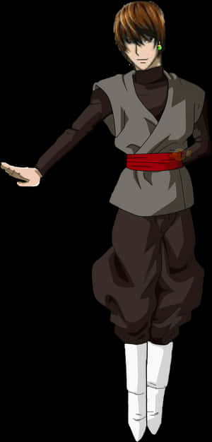 Pose ya Tabia ya Anime Light Yagami