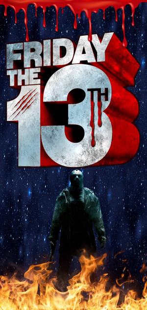 Bloody Friday The 13th Movie Poster wallpaper — iPhone 17 Picha ya Ukuta