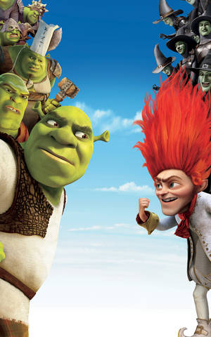 Shrek forever after poster wallpaper — Galaxy Tab S11 Ultra Picha ya Ukuta