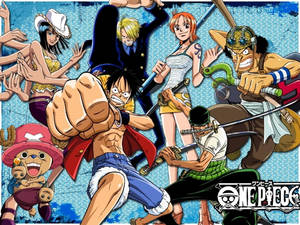 Pozesheni ya Kufanya Kifaru ya Wahusika wa One Piece kwa Desktop — One Piece desktop Picha ya Ukuta