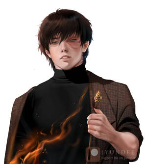 Prince Zuko HD wallpaper — Vivo X Fold3 Picha ya Ukuta