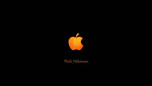 Pumpkin Apple ya Halloween yenye Mwoneko Mzuri — Halloween iPhone Picha ya Ukuta