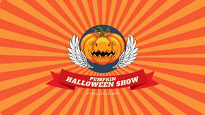 Pumpkin ya Maonyesho ya Halloween ya Kale — Halloween ya zamani Picha ya Ukuta