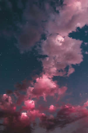 Purple Clouds 1280 x 1920 background — Vivo Pad SE Picha ya Ukuta