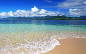 Pwani ya Bahari ya Fiji ya Nyepesi wakati wa Mwisho wa Siku