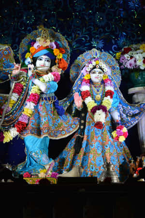 Picha za Radha Krishna — POCO Pad X1 Picha ya Ukuta