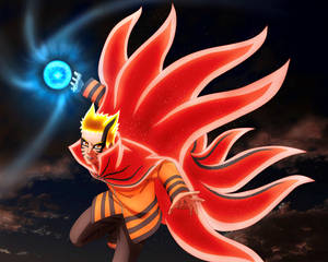 Naruto Baryon Mode Rasengan — Naruto Baryon Mode Picha ya Ukuta