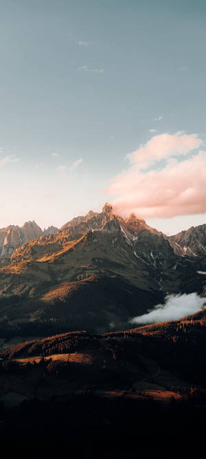 Redmi Note 10 Distant Mountains — POCO C71 Picha ya Ukuta