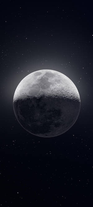 Redmi Note 10 Moon Close-Up — Redmi A5 Picha ya Ukuta