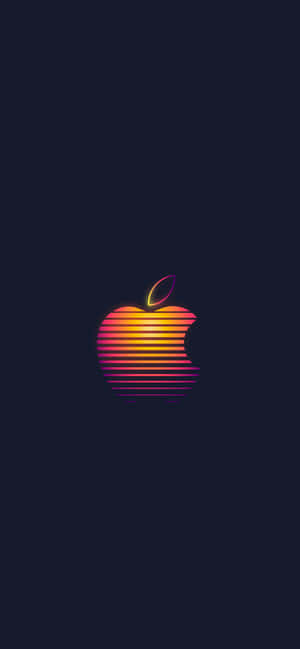 Retro Apple Logo — Samsung S23 Picha ya Ukuta