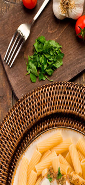 Iphone X Pasta Background — Realme Narzo 90X Picha ya Ukuta
