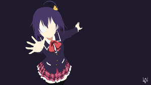Rikka Chunibyo Anime ya Kimaadili — Anime ya minimalist Picha ya Ukuta