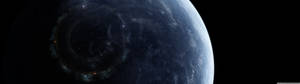 Planet’s Ring Of Stars Wallpaper — 5120x1440 Picha ya Ukuta