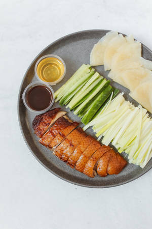 Roasted Peking Duck With Slated Sweet Ginger — Huawei MatePad Air (2025) Picha ya Ukuta