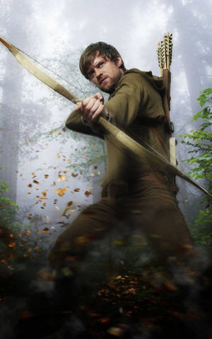 Robin Hood akitazama na upinde wallpaper — Galaxy Tab Picha ya Ukuta