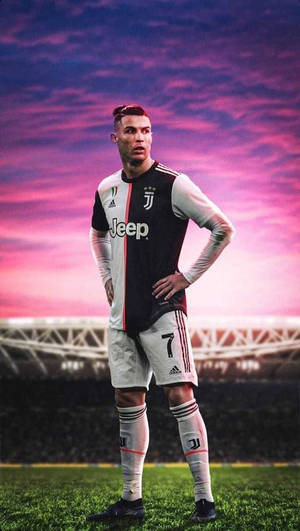 Ronaldo iPhone wa Mwanachama wa Timu ya Juventus — Cristiano ronaldo Picha ya Ukuta