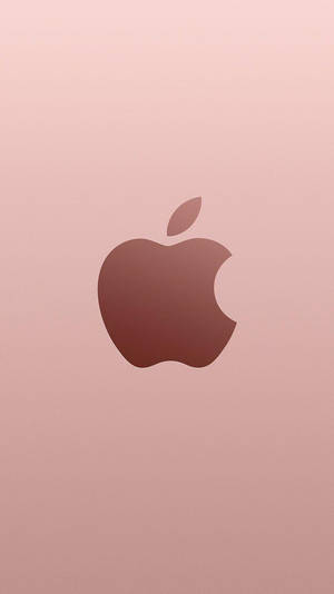 Rose Gold Apple Logo iPhone SE — iPhone Se Picha ya Ukuta