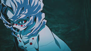 Rui mwenye sklera nyekundu wallpaper Demon Slayer — Rui Demon Slayer Picha ya Ukuta