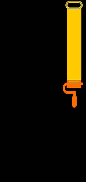 S10+ Minimalist Yellow Paint wallpaper. — iPhone 13 Pro Max Picha ya Ukuta