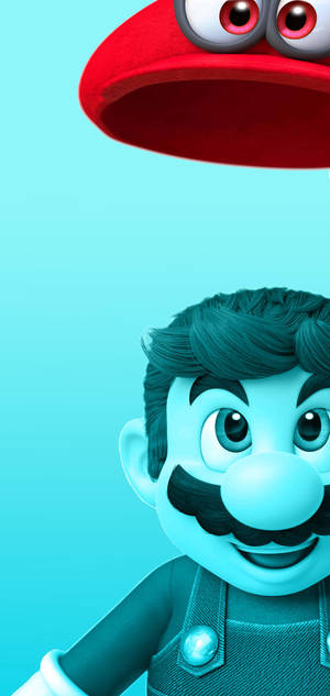 S10+ Super Mario Game wallpaper. — iPhone 15 Picha ya Ukuta