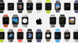 Saa Apple Mfululizo Mbalimbali — Apple Watch Picha ya Ukuta
