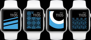Apple Watch Blue Themed Interfaces wallpaper — Apple Watch Picha ya Ukuta