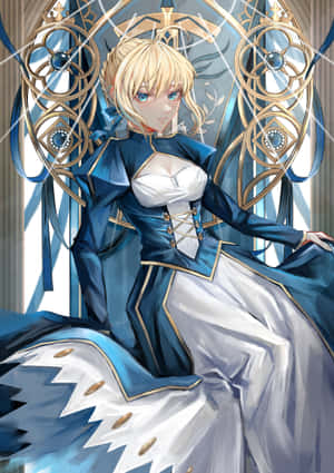 Saber Fate Stay Night — Vivo Pad5e Picha ya Ukuta