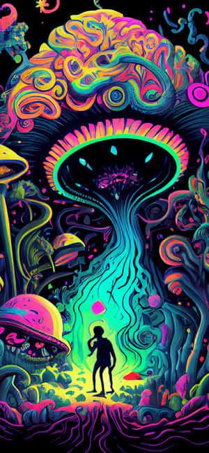 Mazingira ya Psychedelic — Honor Win RT Picha ya Ukuta
