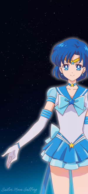 Sailor Mercury — Moto E14 Picha ya Ukuta