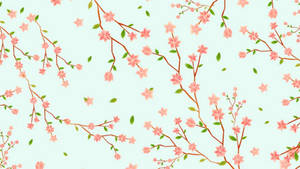 Sakura Dijitali ya Cherry ya Spring ya Mrembo