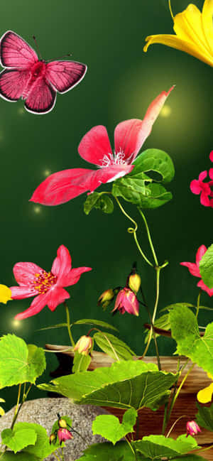 Pixel 3 Spring Background — Galaxy F Picha ya Ukuta