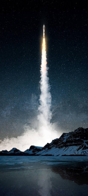 Samsung S21 Ultra Utoaji wa Rocket Wallpaper — 1440x3200 Picha ya Ukuta