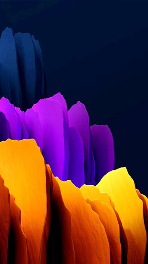 Samsung S21 Ultra 3D Vurugo za Brashi Wallpaper
