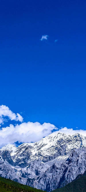 Samsung S21 Ultra Mlima wa Theluji Wallpaper — iPhone 15 Plus Picha ya Ukuta