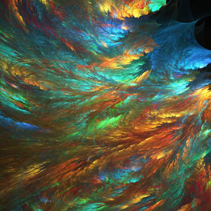 Sanaa ya Abstract Technicolor iPad wallpaper